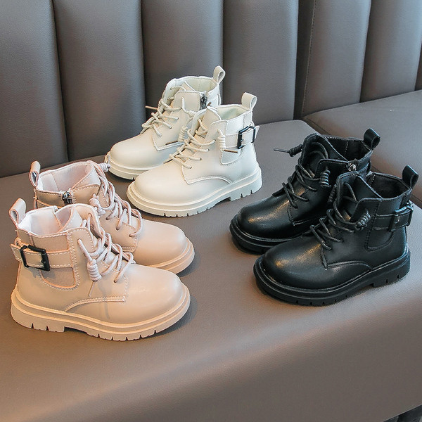 Dječje čizme za djevojčice sa kopčom - eko koža