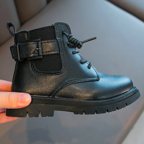 Dječje čizme za djevojčice sa kopčom - eko koža