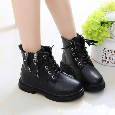 Tõmbluku ja paeltega lastesaapad tüdrukutele