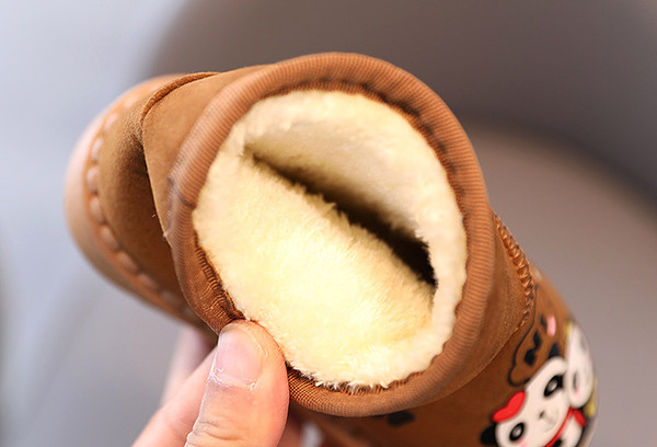 Pehme voodri ja aplikatsiooniga soojad lastesaapad tüdrukutele