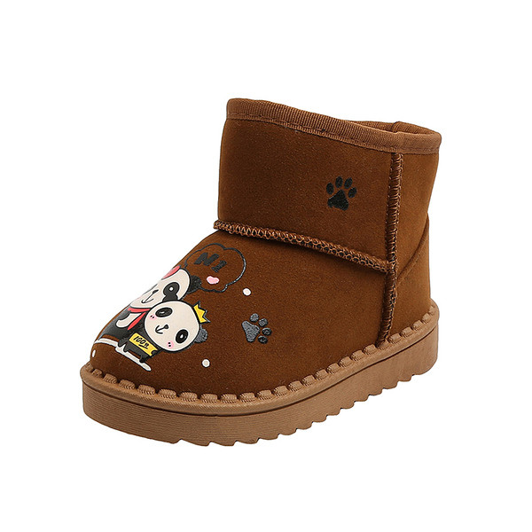 Pehme voodri ja aplikatsiooniga soojad lastesaapad tüdrukutele