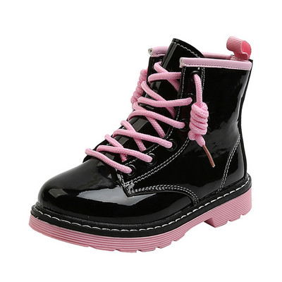 Uus mudel laste lakknahast saapad tüdrukutele