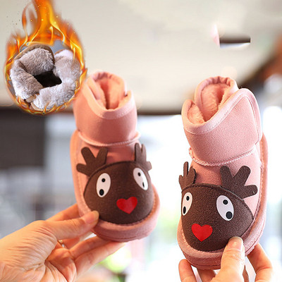 Vaikiški žieminiai batai su 3D elementais mergaitėms