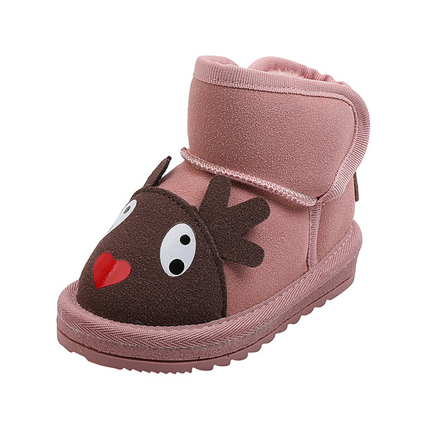 Vaikiški žieminiai batai su 3D elementais mergaitėms