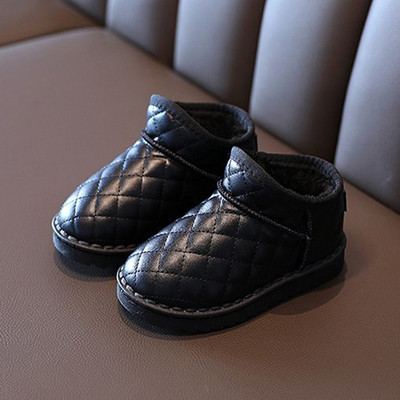 Öko-nahast valmistatud vabaaja lastesaapad tüdrukutele ümara mudeliga