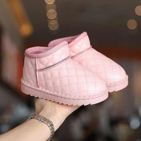 Öko-nahast valmistatud vabaaja lastesaapad tüdrukutele ümara mudeliga