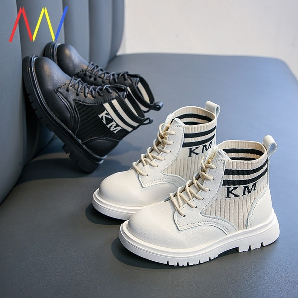 Öko-nahast ja tekstiilist valmistatud laste talvesaapad