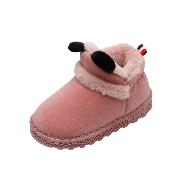 Dječje čizmice za djevojčice s 3D elementom i mekom postavom