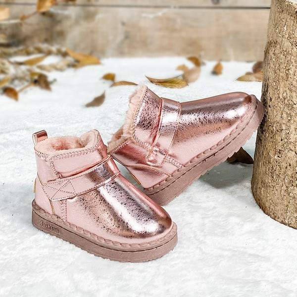 Pehme voodri ja liimidega lastesaapad tüdrukutele