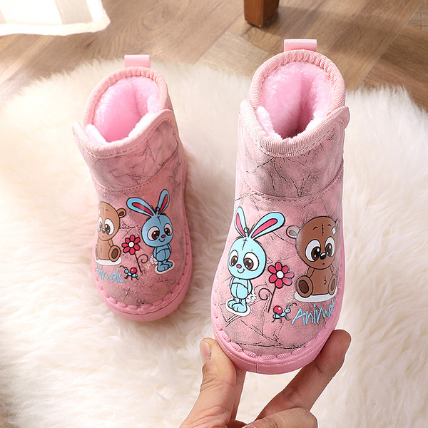 Moodsad aplikatsiooni ja sooja voodriga lastesaapad