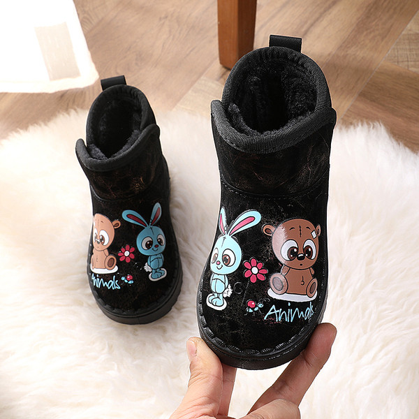 Moodsad aplikatsiooni ja sooja voodriga lastesaapad