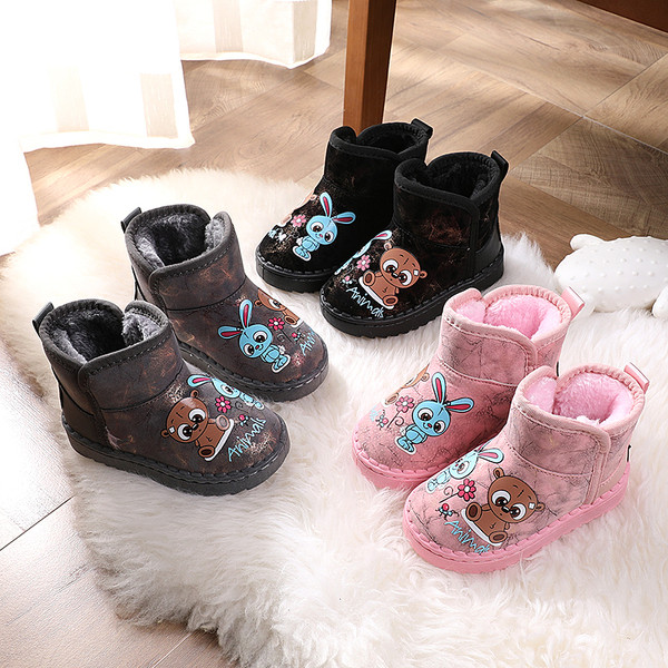 Moodsad aplikatsiooni ja sooja voodriga lastesaapad