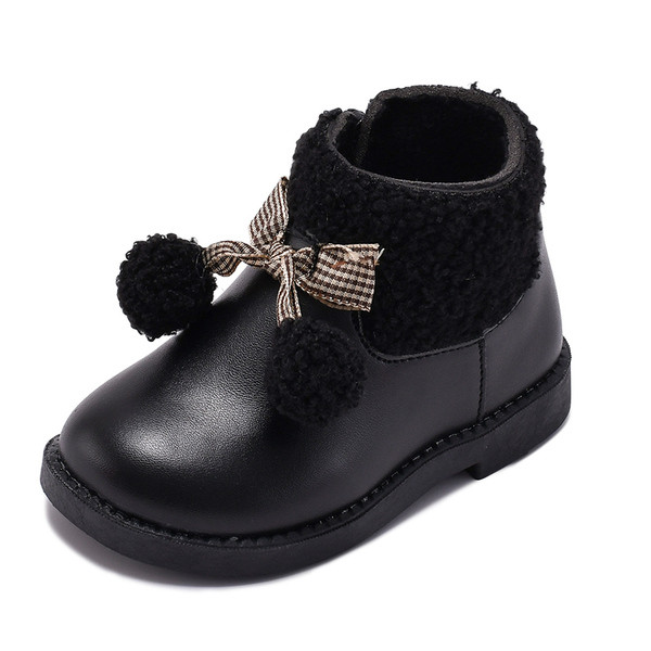 Vaikiški modernūs batai iš eko odos plokščiu padu