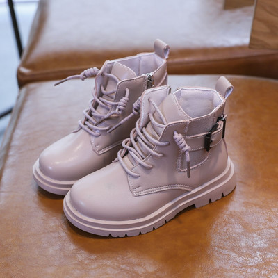 Öko-nahast sügis-talvised saapad luku ja paeltega