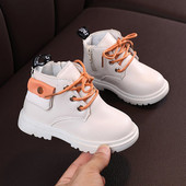 Laste nahast saapad - taskuga tüdrukutele