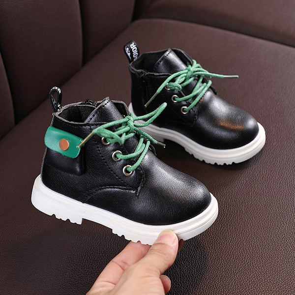 Laste nahast saapad - taskuga tüdrukutele