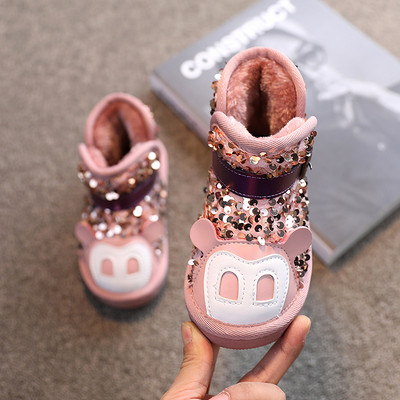 Litri ja pandlaga lastesaapad tüdrukutele