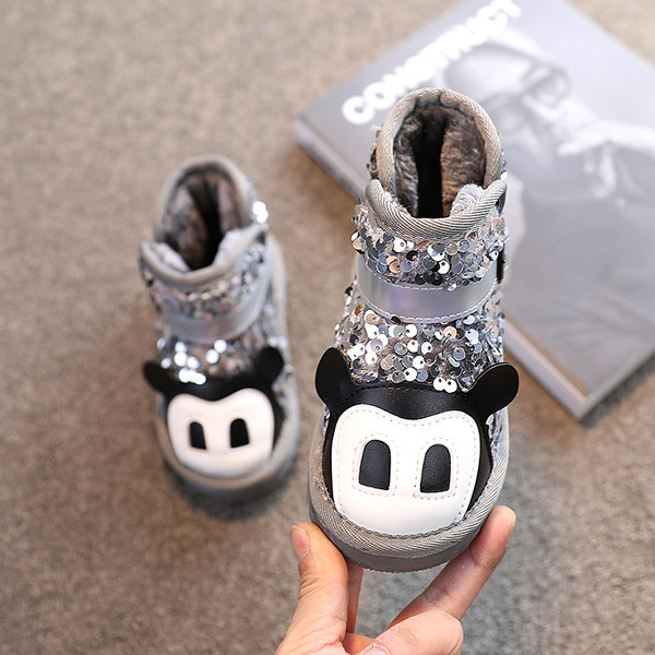 Litri ja pandlaga lastesaapad tüdrukutele