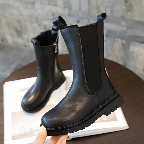 Naujas vaikiškų odinių batų mergaitėms modelis - dviejų modelių