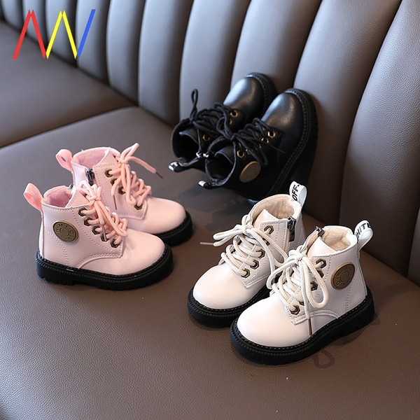 Vaikiški laisvalaikio odiniai batai su raišteliais mergaitėms