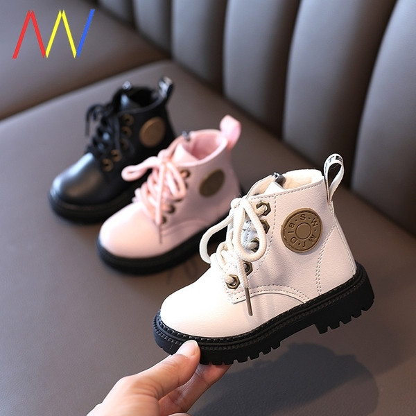 Vaikiški laisvalaikio odiniai batai su raišteliais mergaitėms