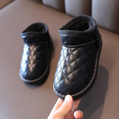 Pehme voodriga lastesaapad tüdrukutele - ökonahk