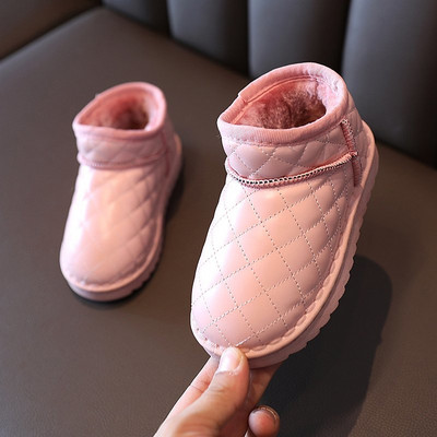 Pehme voodriga lastesaapad tüdrukutele - ökonahk