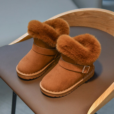 Ökoseemisnahast lastesaapad tüdrukutele udusulgede ja metallist pandlaga