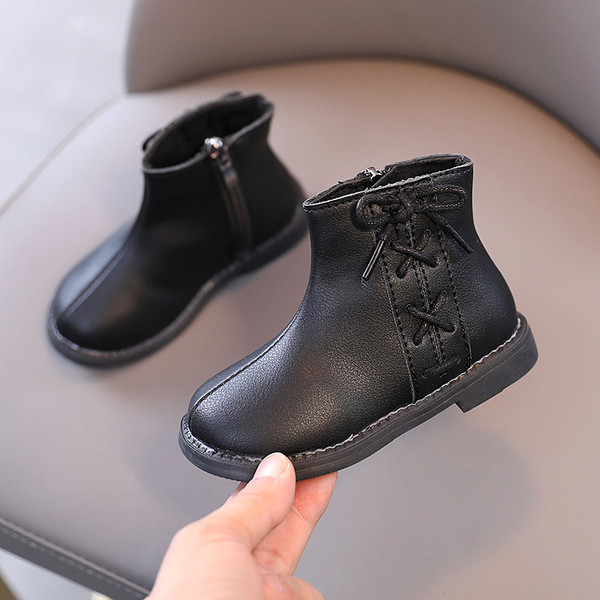 Öko-nahast lameda talla ja küljesidemetega vabaaja saapad