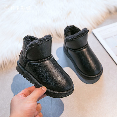 Νέο μοντέλο παιδικές μπότες με γούνα και επίπεδη σόλα