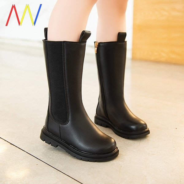 Vaikiški batai mergaitei su užtrauktuku paprasto modelio