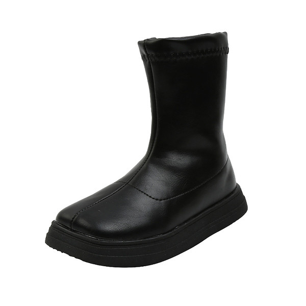 Tõmblukuga nahast lastesaapad tüdrukutele