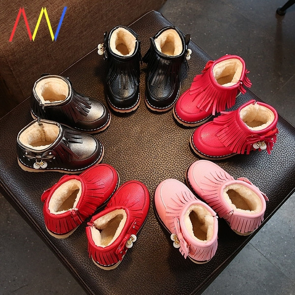 Vaikiški batai su kutais ir šiltu pamušalu