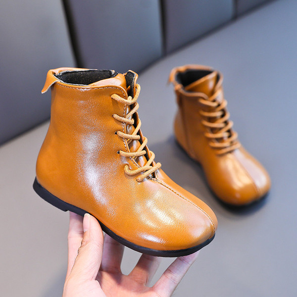 Öko-nahast valmistatud vabaaja lastesaapad tüdrukutele