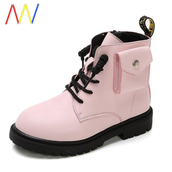 Vaikiški modernūs batai su raišteliais mergaitei