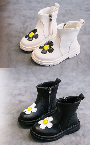 Öko-nahast moodsad lukuga ja lameda tallaga lastesaapad