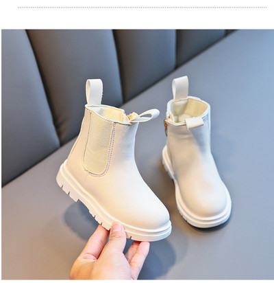 Eko-nahast lihtsa mudeliga lastesaapad tüdrukutele