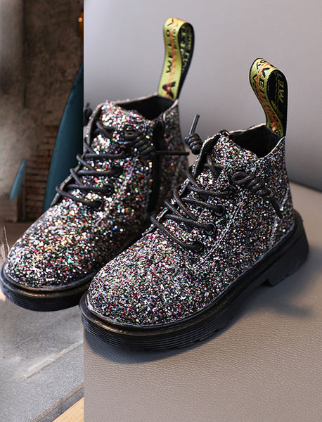 Laste läikivad paeltega saapad - tüdrukutele