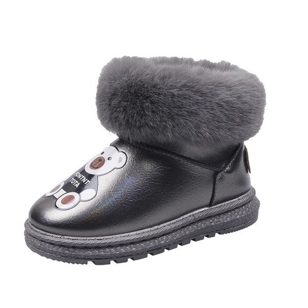 Dječje moderne tople čizme za djevojčice s aplikacijom