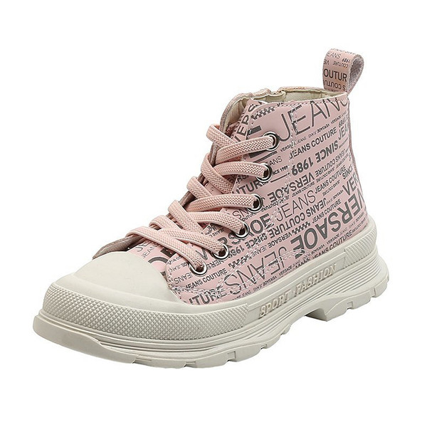 Lipsude ja kirjadega lastesaapad tüdrukutele