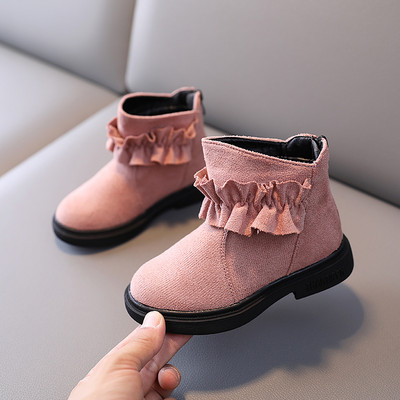 Moodsad laste seemisnahast saapad tüdrukutele