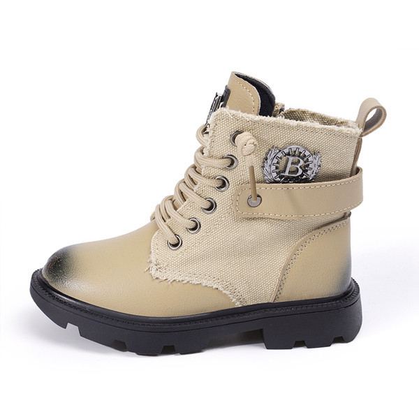 Ležerne dječje čizme za djevojčice od umjetne kože