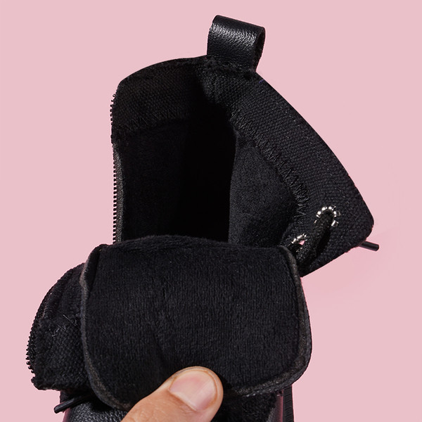 Ležerne dječje čizme za djevojčice od umjetne kože