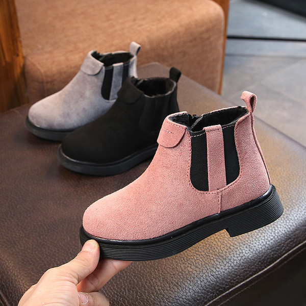 Öko-seemisnahast lameda tallaga vabaaja lastesaapad tüdrukutele