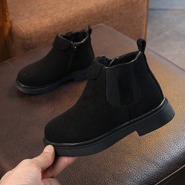 Öko-seemisnahast lameda tallaga vabaaja lastesaapad tüdrukutele