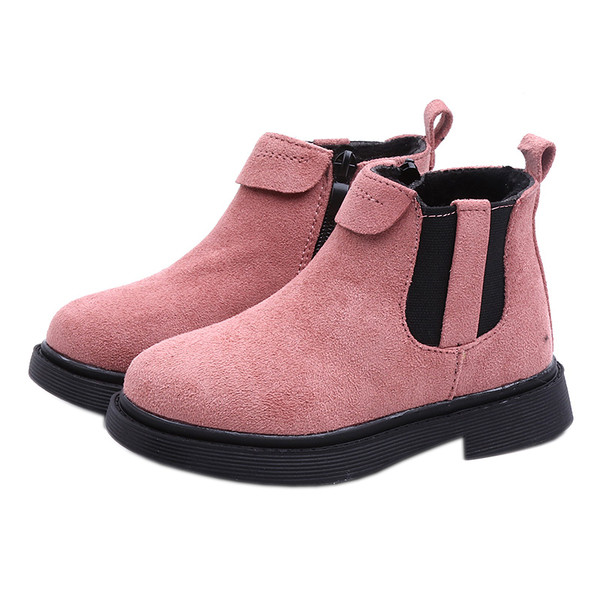 Öko-seemisnahast lameda tallaga vabaaja lastesaapad tüdrukutele