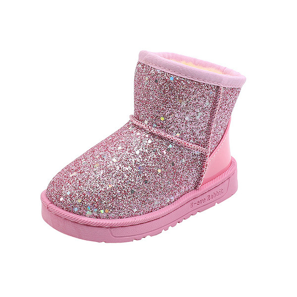 Moodsad läikivad lastesaapad tüdrukutele pehme voodriga ümar mudel