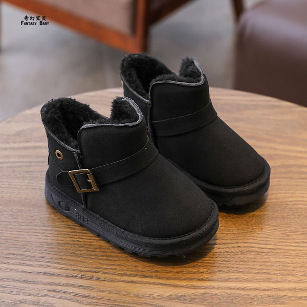 Vaikiški batai iš ekologiškos zomšos su minkštu pamušalu