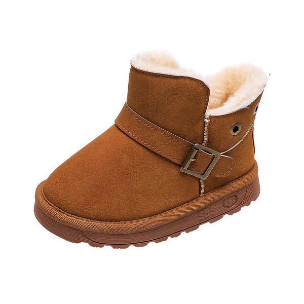 Vaikiški batai iš ekologiškos zomšos su minkštu pamušalu