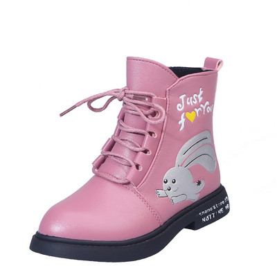 Нов модел детски боти с бродерия и цип за момичета